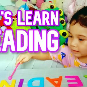 2 Year Old Kid Teaches Reading | How to Teach a Child to Read English Words