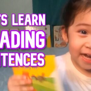 2 Year Old Kid Reading Sentences Part 3 | | How to Teach a Child to Read English Words