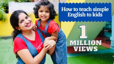 How to teach simple English to Kids | 5 steps to make your child speak english |Kidzee Online School