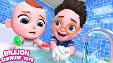 Importance of Handwash! Twin Babies teaching Baby Zay! More After School Cartoon Shows!