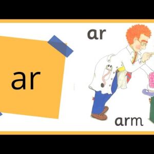 Watch this 2 MINUTES video to LEARN TO READ THE /ar/ SOUND WITH JOLLY ACTIONS | Kids Learning Video