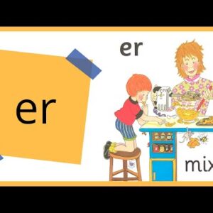 Watch this 2 MINUTES video to LEARN TO READ THE /er/ SOUND WITH JOLLY ACTIONS | Kids Learning Video