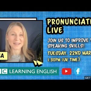 English Pronunciation Live! How to pronounce ‘through’, ‘knackered’, and ‘peculiar’ and more!
