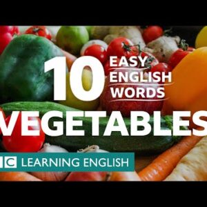 10 Easy English Words: Vegetables