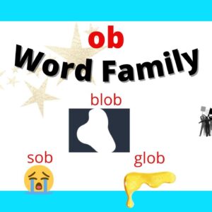 WATCH THIS VIDEO TO LEARN THE ob WORD FAMILY | KIDS LEARNING VIDEO