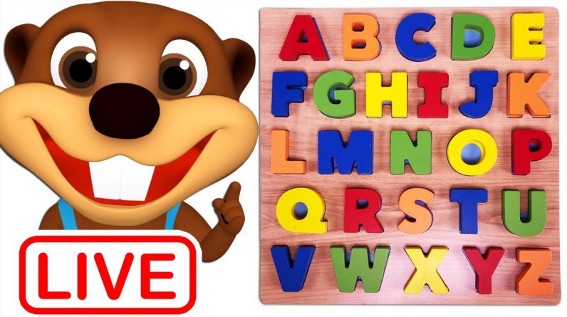 🔴 ABCs 123s + More | Kids Learn Alphabet Numbers Nursery Rhymes with Cartoons By Busy Beavers