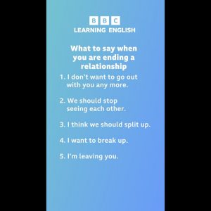 What to say when you are ending a relationship